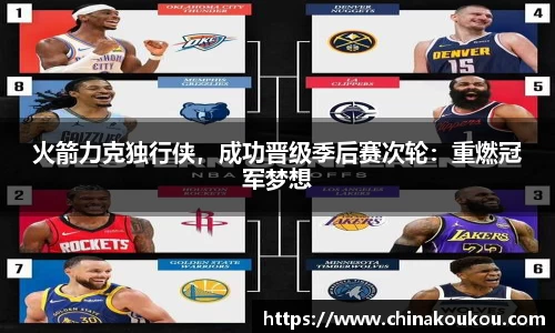 火箭力克独行侠，成功晋级季后赛次轮：重燃冠军梦想